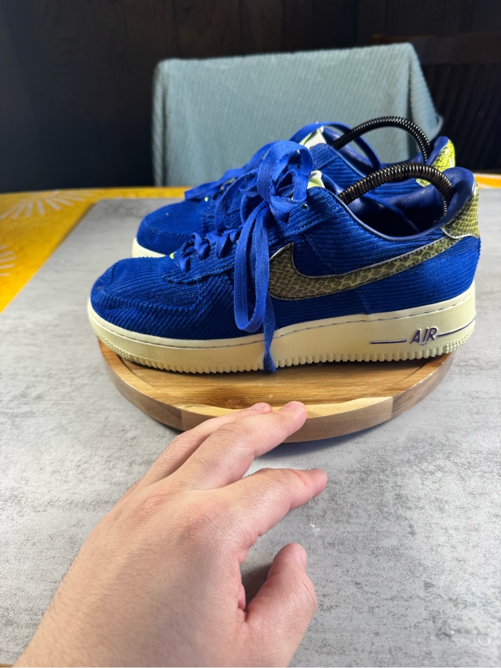 Size 10.5 - Nike Air Force 1 '07 x Olivia Kim No Cover  2019